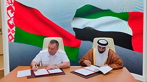 Belarus, UAE sign military cooperation agreement