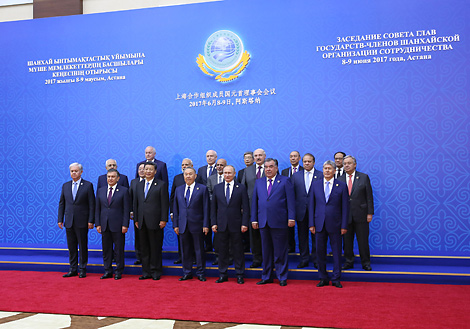 Лукашенко принимает участие в саммите Шанхайской организации сотрудничества в Астане