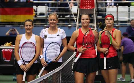 Теннисистки сборной Беларуси уступили команде Германии в 1/4 финала Кубка Федерации