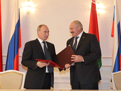 В.Путин: Беларусь - особый партнер России