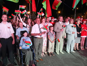 В праздновании Дня Независимости в центре Минска приняли участие 300 тыс. человек