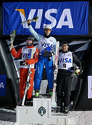 Белорусские фристайлисты завоевали золото и бронзу на этапе КМ в американском Дир-Вэлли