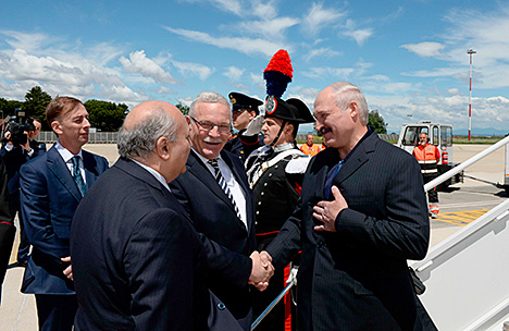 Лукашенко прибыл с визитом в Италию