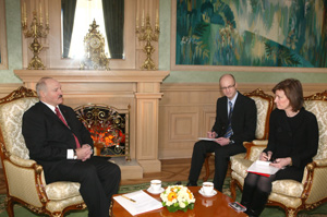 А.Лукашенко дал интервью американской газете 