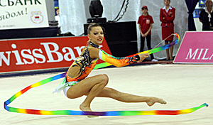 Мелитина Станюта стала бронзовым призером ЧМ-2013 по художественной гимнастике в упражнении с мячом
