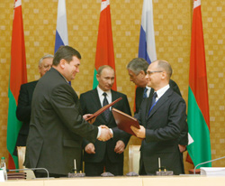 Беларусь и Россия подписали соглашение о строительстве АЭС
