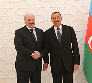 Александр Лукашенко и Ильхам Алиев подтверждают обоюдное стремление к укреплению дружественных отношений между Беларусью и Азербайджаном
