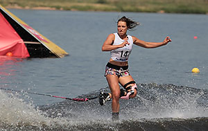 Белорусская воднолыжница Наталья Бердникова завоевала 3 золота на чемпионате Европы в Греции