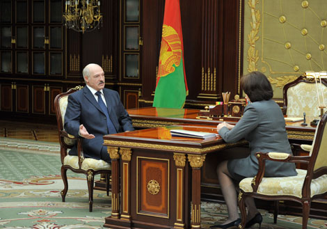 Планы по дальнейшей оптимизации в госаппарате обсуждены на встрече Лукашенко с Кочановой