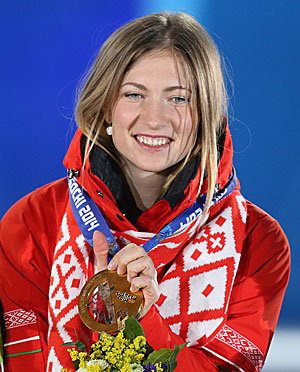 Белоруска Дарья Домрачева стала двукратной олимпийской чемпионкой, Надежда Скардино - бронзовый призер