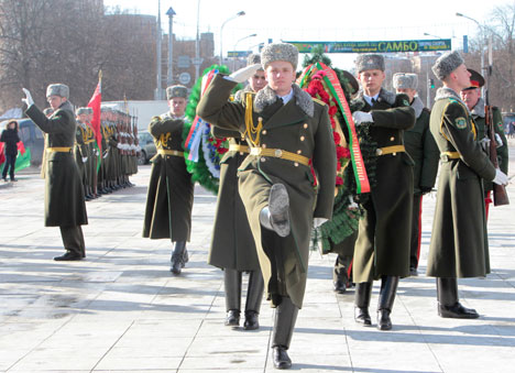 Минск принял международную эстафету в честь 70-летия Победы
