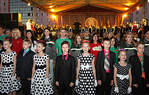 Вся Беларусь спела национальный гимн в честь Дня Независимости