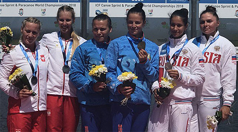 Белоруски Камила Бобр и Елена Ноздрева завоевали золото на ЧМ по гребле на байдаках и каноэ