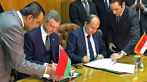 Беларусь и Египет парафировали дорожную карту сотрудничества на 2019-2020 годы