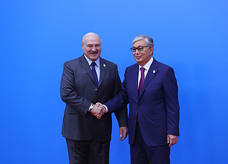 Состоялся телефонный разговор Лукашенко с Президентом Казахстана