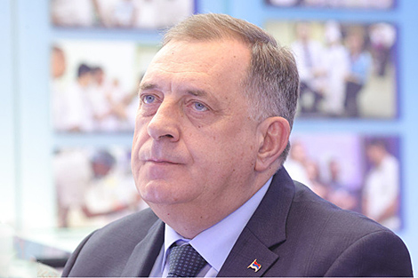 Президент энтитета Боснии и Герцеговины Милорад Додик находится с визитом в Беларуси