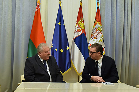 Вучич поблагодарил посла Беларуси за вклад в укрепление белорусско-сербских отношений