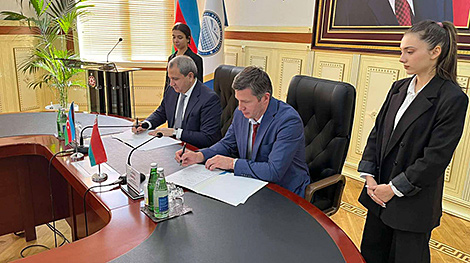 БГУ и Бакинский госуниверситет заключили соглашение о сотрудничестве