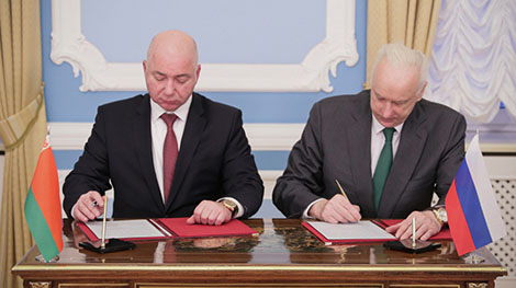 Главы СК Беларуси и России подписали программу сотрудничества на 2022-2023 годы