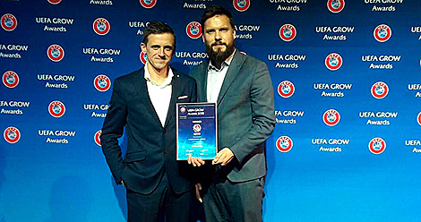 UEFA awards Belarus for grassroots project