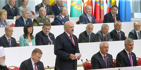 Lukashenko: Peace in Belarus through people's unity