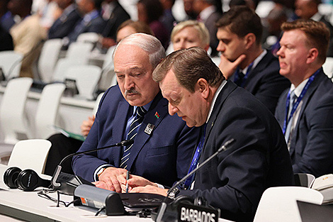 Lukashenko identifies underlying causes of climate threat