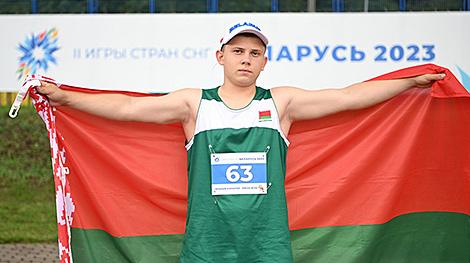 Белорус Анатолий Хомич выиграл серебро в метании диска на II Играх стран СНГ