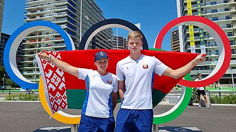 Никита Цмыг и Анна Марусова будут знаменосцами белорусской делегации на открытии Олимпиады в Токио