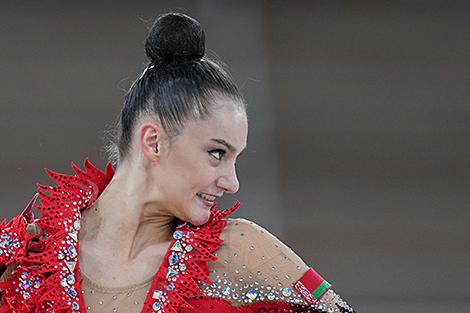 Белорусская гимнастка Алина Горносько победила на турнире в Дубае