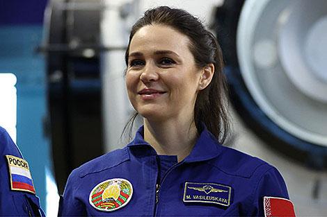 Василевская принимает участие в экзаменационной тренировке в Центре подготовки космонавтов