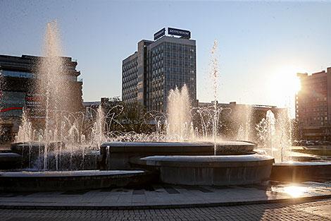 Сезон фонтанов в Минске начнется 26 апреля