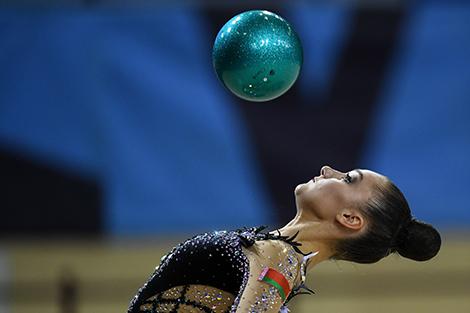 Восемь медалей завоевали белоруски на этапе КМ по художественной гимнастике в Узбекистане