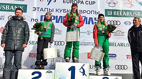 Снежана Дребенкова вновь выиграла этап Кубка Европы по фристайлу