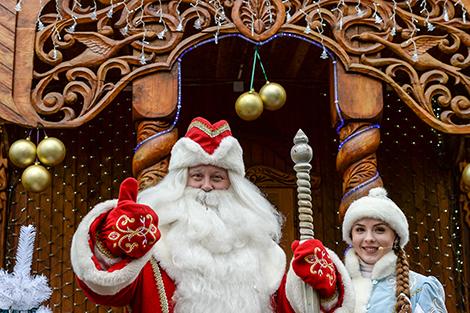Резиденцию Деда Мороза обустроили во Дворце Потемкина в Кричеве
