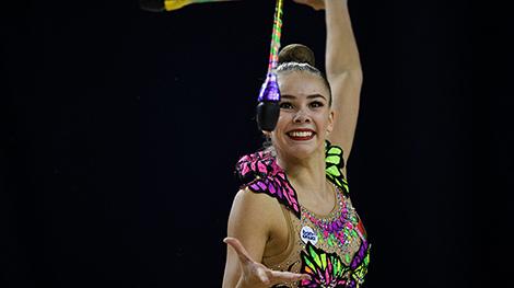 Анастасия Салос выиграла бронзу на турнире по художественной гимнастике в Москве