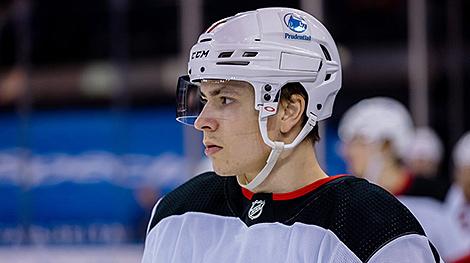 Белорус Егор Шарангович набрал 100 бомбардирских баллов в НХЛ