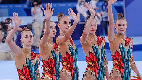 Белорусские гимнастки заняли 4-е место в упражнениях с пятью мячами на ЧМ-2021