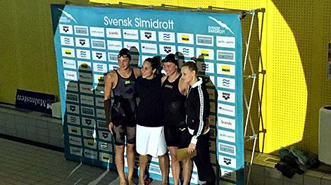 Белорусские пловцы завоевали 15 медалей на турнире в Швеции