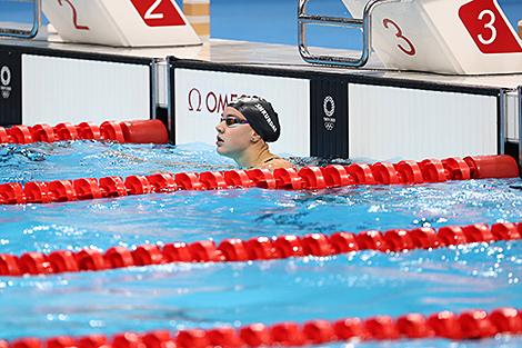 Анастасия Шкурдай стала финалисткой олимпийского турнира по плаванию на дистанции 100 м баттерфляем