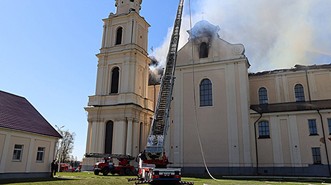 Лукашенко высказался насчет восстановления храма в Будславе после пожара