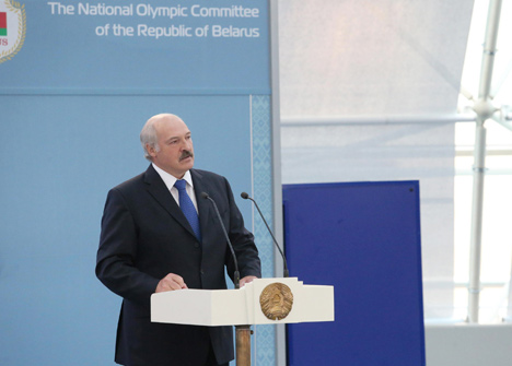 Лукашенко отмечает высокий авторитет белорусского спорта в мировой олимпийской семье