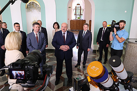 Лукашенко о БГУ: это не просто университет, это история и будущее страны