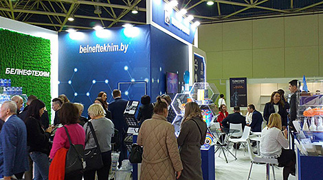 Belarusian products on display at chemical expo in Moscow