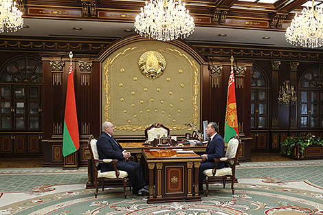Lukashenko meets with Belarus’ first vice premier