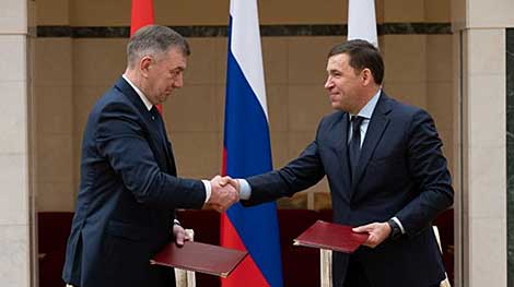 Belarus, Russia’s Sverdlovsk Oblast sign new cooperation agreement