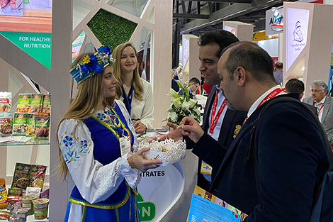 Белорусские продукты питания представлены на крупнейшей продвыставке в Дубае
