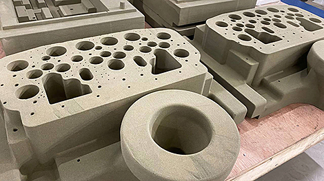 На ММЗ ввели в эксплуатацию 3D-принтер для производства песчаных форм и стержней