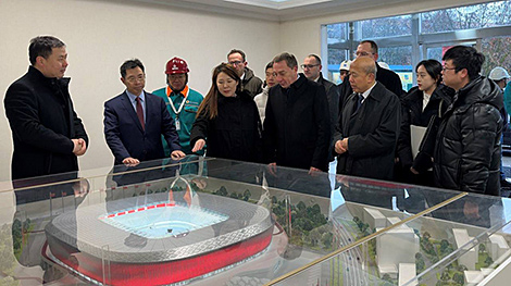 Снопков обсудил с послом Китая строительство Национального футбольного стадиона в Минске