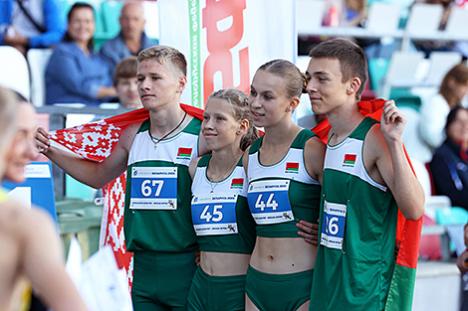 Беларускія лёгкаатлеты занялі другое месца ў змешанай эстафеце 4х200 м на ІІ Гульнях краін СНД