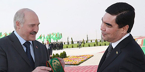 Лукашэнка: партнёрства і ўзаемная павага - надзейная аснова беларуска-туркменскага супрацоўніцтва